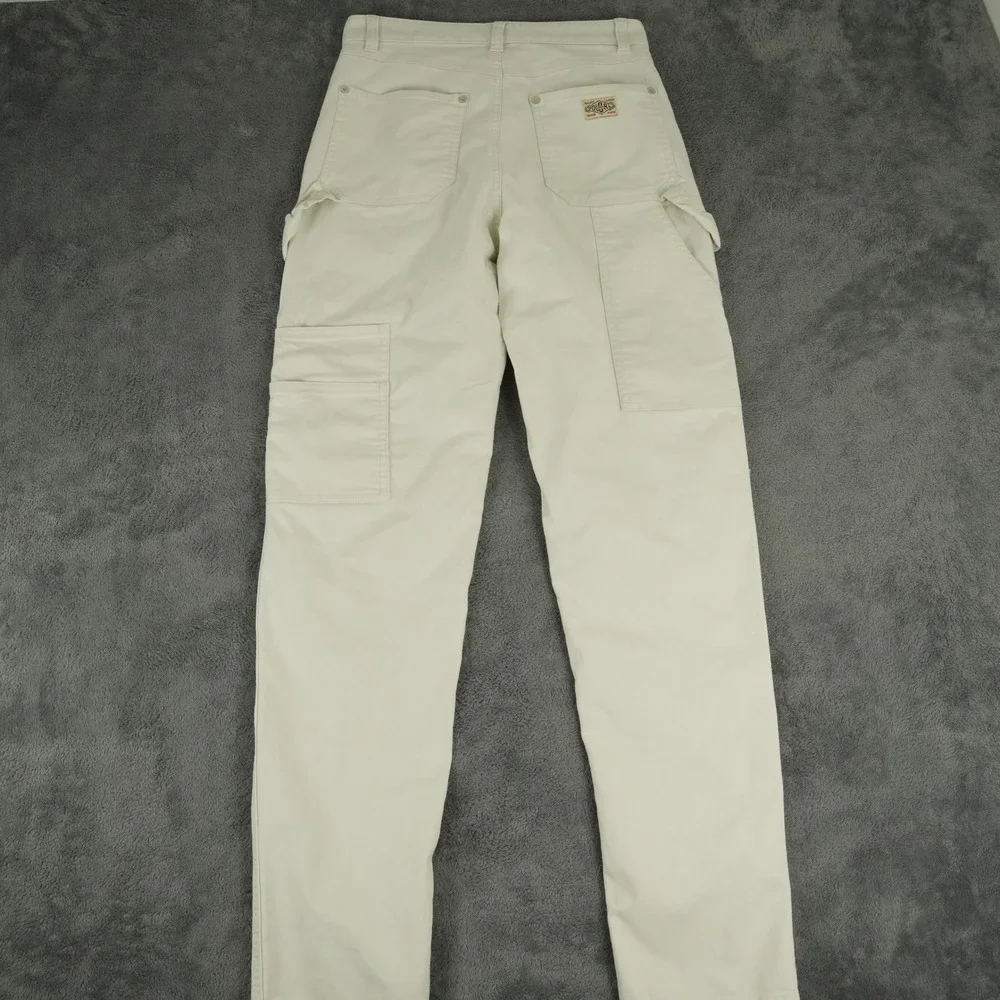 Polo Ralph Lauren Carpenter Pants Womens 2 Off-White Double Knee Utility